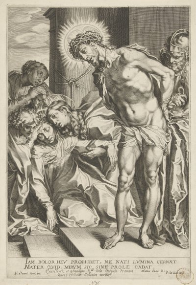 Krisztus töviskoronával és Mária sír alkotó: Pieter de Jode (I)