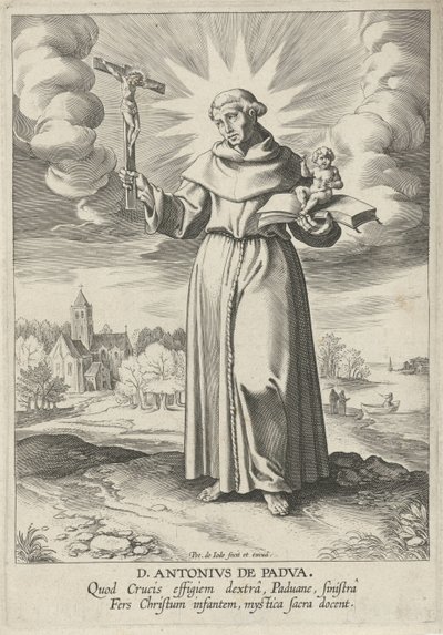 Táj Páduai Szent Antal alkotó: Pieter de Jode (I)