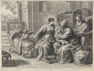 Szent Család és Szent Anna alkotó: Pieter de Jode (II)