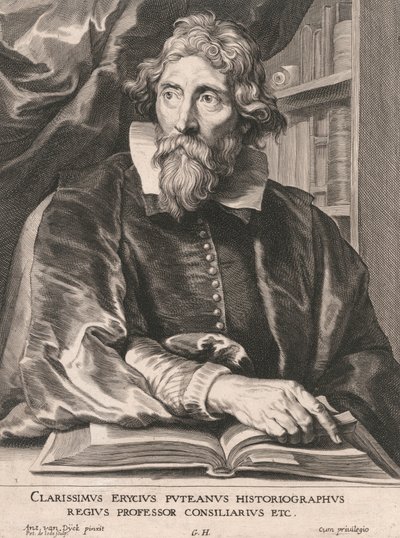 Az illusztris Erycius Putean történetíró, királyi professzor tanácsos stb. alkotó: Pieter de Jode