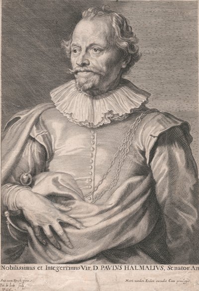 A legnemesebb és legbecsületesebb ember, D. Paulus Halmalius, Ant. alkotó: Pieter de Jode