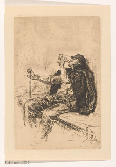 Ivó ember sétabottal alkotó: Pieter de Josselin
