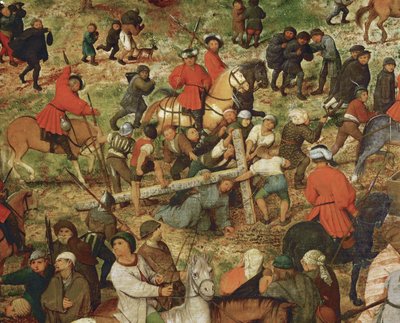 Jézus viszi a keresztet (festmény tölgyfára) alkotó: Pieter the Elder Bruegel