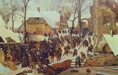A bölcsek imádása a hóban alkotó: Pieter the Elder Bruegel