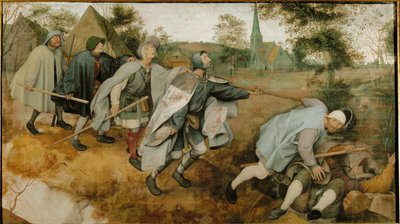 The Blind Leading the Blind (festmény vászonra) alkotó: Pieter the Elder Bruegel