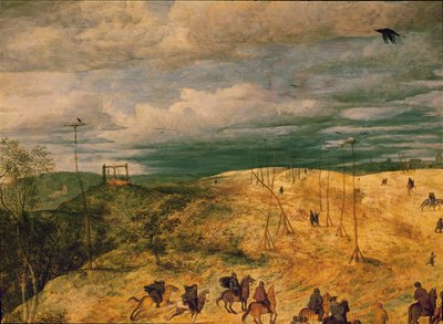 A kereszt hordozása (festmény tölgyfára) alkotó: Pieter the Elder Bruegel