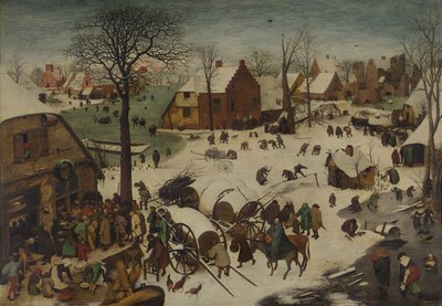 A betlehemi népszámlálás alkotó: Pieter Bruegel the Elder