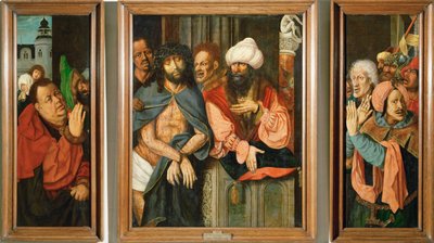 Triptichon az Ecce Homo (festmény fára) alkotó: Pieter the Elder Bruegel