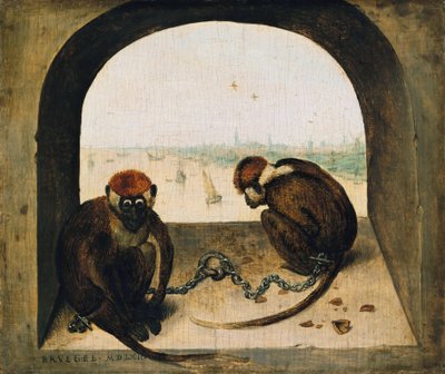 Két láncos majom alkotó: Pieter Bruegel the Elder