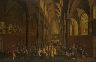 A domonkos templom belseje alkotó: Pieter the Elder Neeffs