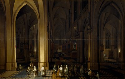 Egy templom belseje alkotó: Pieter the Elder Neefs