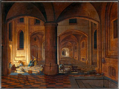 Szent Pétert egy angyal szabadítja ki a börtönből ... alkotó: Pieter the Elder Neefs