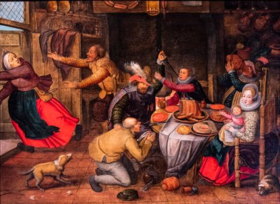 Fogadójelenet, 16. század vége-17. század eleje (olaj, fa) alkotó: Pieter the Younger Brueghel