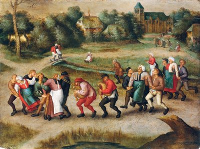 Epilepsziások zarándoklata Molenbeekbe alkotó: Pieter the Younger Brueghel