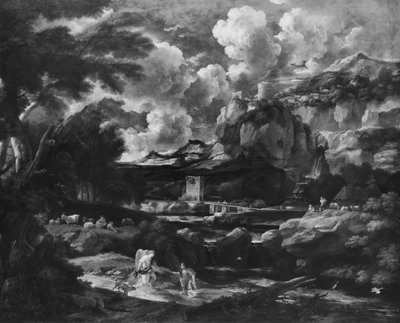 Tóbiás és az angyal, 1684 után alkotó: Pieter the Younger Mulier