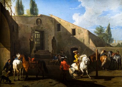 A Manège alkotó: Pieter van Bloemen