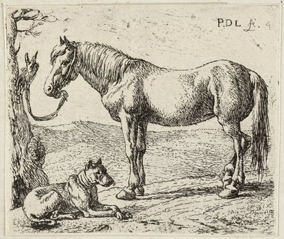 A ló és a kutya alkotó: Pieter van Laer