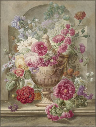 Váza virágokkal alkotó: Pieter van Loo