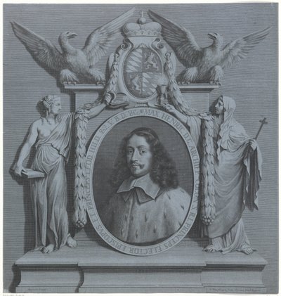 Maximilian Henrik bajor kölni érsek portréja alkotó: Pieter van Schuppen