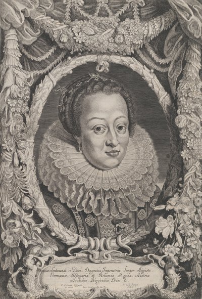 Eleanor, II. Ferdinánd felesége, a II. és III. Ferdinánd A Lordok Háza császárai... sorozatból, kb. 1625 alkotó: Pieter van Sompel