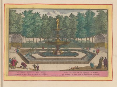 Az osztrák Don Juan szökőkútja az Aranjuez királyi palota kertjében Don Jan van Oostenryk szökőkútja, Aranjuesben (cím a tárgyon) Theatrum Hispaniae (...) (sorozat címe) alkotó: Pieter van den Berge