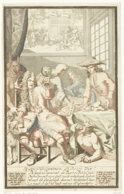 A Kártyajáték alkotó: Pieter van den Berge