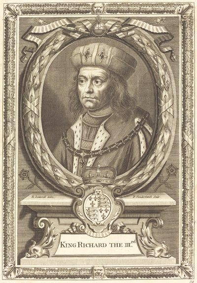 Richárd király III alkotó: Pieter van der Banck after Edward Lutterell