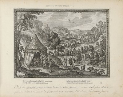 Dronkenschap van Noach Elárult veleszületett hajlam (cím a tárgyon) A szent jelképek és mindkét testamentum főbb története (Oude Testament) (sorozat címe) Könyvek képei és figurái (sorozat címe) alkotó: Pieter van der Borcht (I)