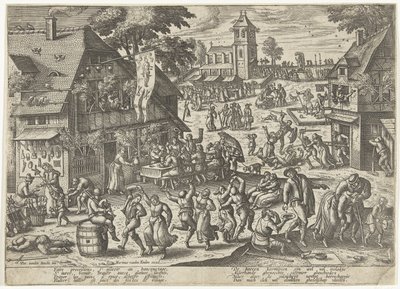 A Szent Sebestyén céh ünnepe alkotó: Pieter van der Borcht (I)