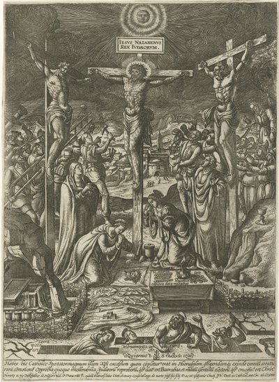 Krisztus keresztre feszítése alkotó: Pieter van der Borcht (I)