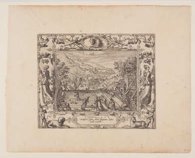 Április, a Tizenkét hónapból alkotó: Pieter van der Borcht