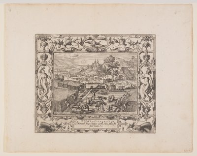 Augusztus, a Tizenkét hónapból alkotó: Pieter van der Borcht