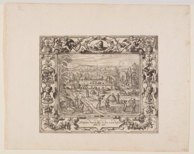 Július, a Tizenkét hónapból alkotó: Pieter van der Borcht