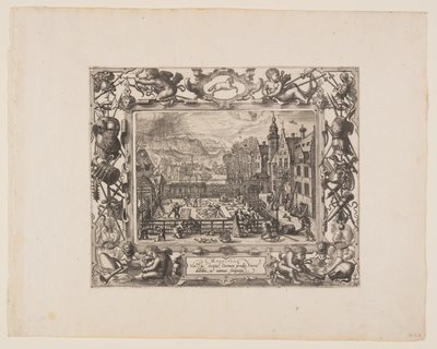 Március, a Tizenkét hónapból alkotó: Pieter van der Borcht