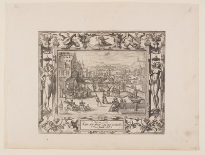 Május, a Tizenkét hónapból alkotó: Pieter van der Borcht