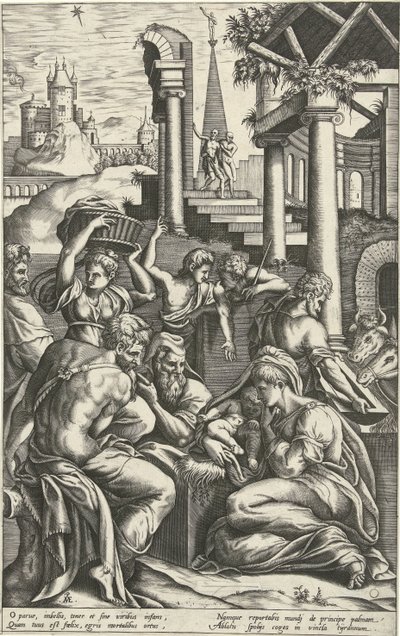 A Pásztorok imádata alkotó: Pieter van der Heyden