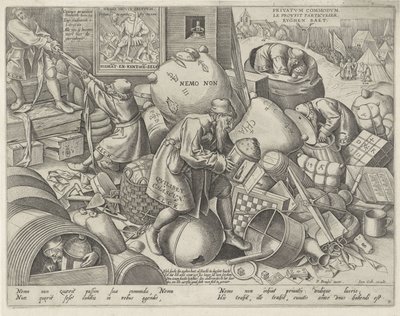 Az önzés allegóriája Elck (cím az objektumon) alkotó: Pieter van der Heyden