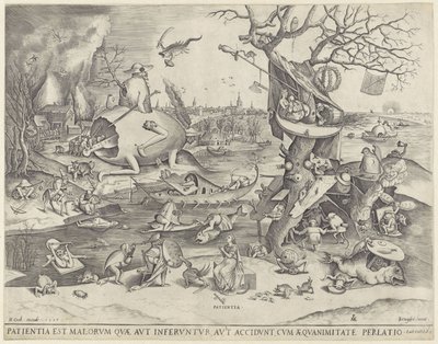 Geduld Türelem (cím a tárgyon) alkotó: Pieter van der Heyden