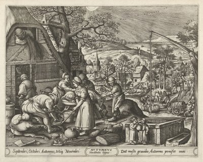Ősz Ősz (cím a tárgyon) A négy évszak (sorozat címe) alkotó: Pieter van der Heyden