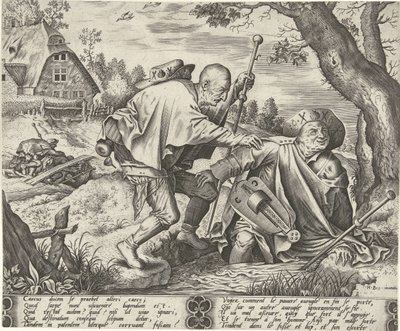 Példabeszéd a két vakról alkotó: Pieter van der Heyden