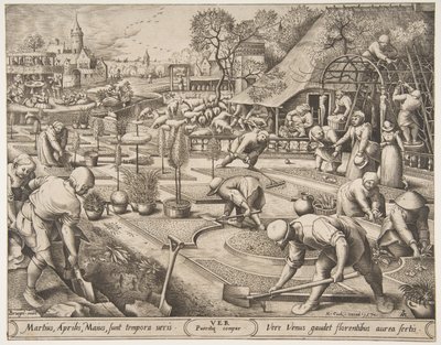 Tavaszi ver az évszakokból, 1570. alkotó: Pieter van der Heyden