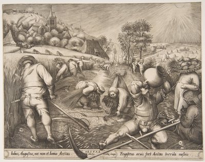 Nyári Aesták az Évszakok sorozatból, 1570. alkotó: Pieter van der Heyden