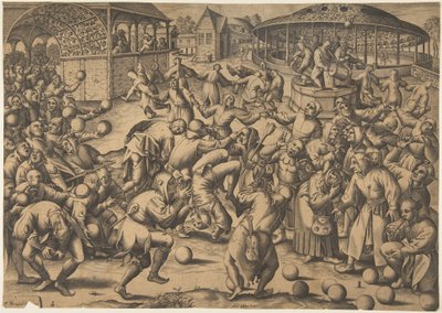 A Bolondok Ünnepe, 1570 után. alkotó: Pieter van der Heyden