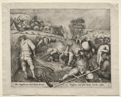A négy évszak: 1570 nyár. alkotó: Pieter van der Heyden