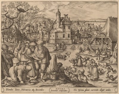 Téli alkotó: Pieter van der Heyden after Hans Bol