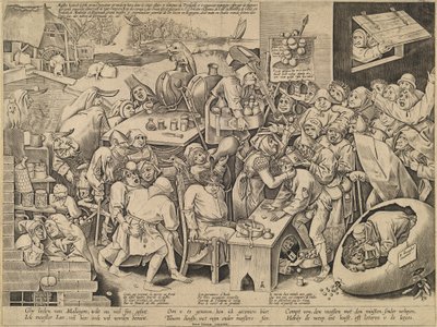 A malleghemi boszorkány alkotó: Pieter van der Heyden after Pieter Bruegel the Elder