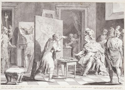 Nagy Sándor Appelles stúdiójában alkotó: Pietro Antonio Novelli