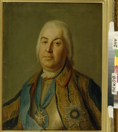 Pjotr Szemjonovics Saltykov gróf portréja, 1760 alkotó: Pietro Antonio Rotari