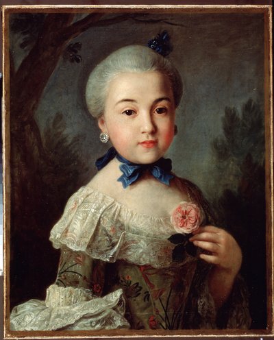 Varvara Seremetyeva grófnő portréja, 1760 alkotó: Pietro Antonio Rotari