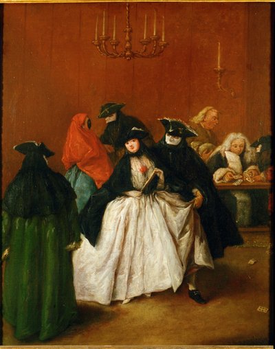 Il Ridotto (festmény vászonra) alkotó: Pietro Longhi